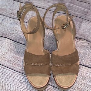 UGG Suede Platform Sandals